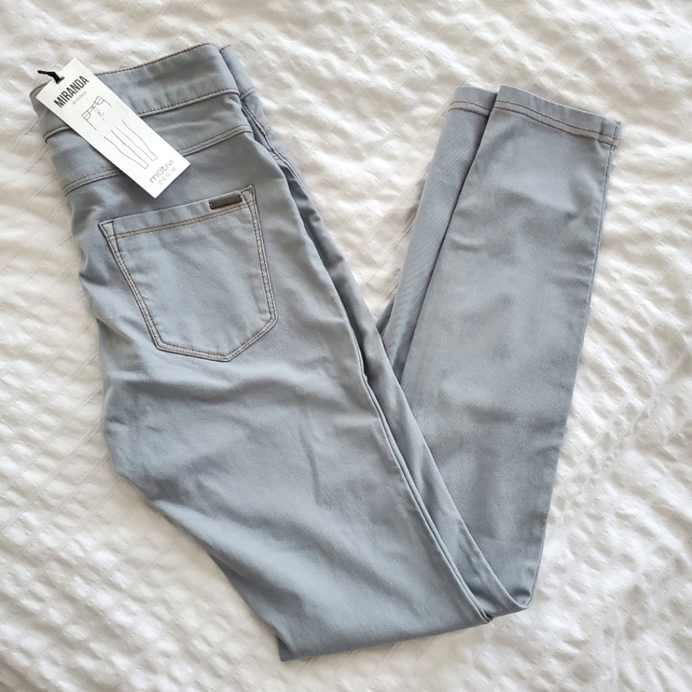 NWT Motivi Jeans Jeggings light blue grey